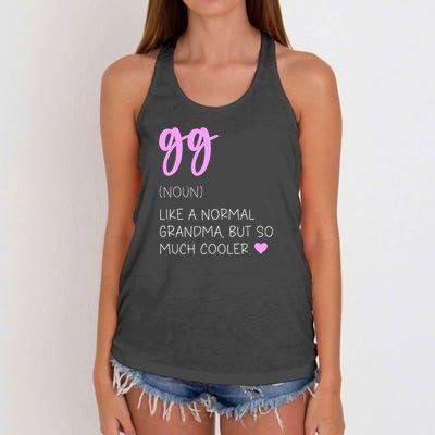 Gg Definition Women's Knotted Racerback Tank