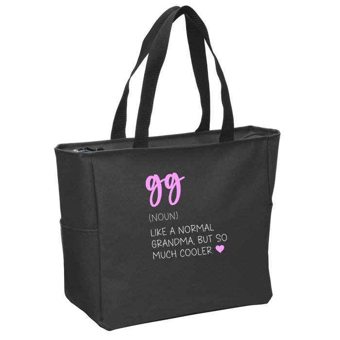 Gg Definition Zip Tote Bag