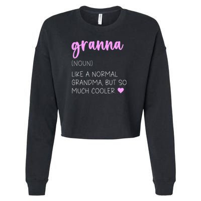 Granna Definition Cropped Pullover Crew