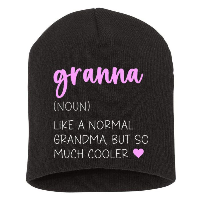 Granna Definition Short Acrylic Beanie