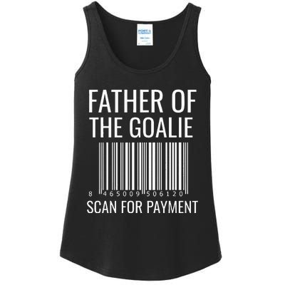 Goalie Dad Hockey Dad Hockey Goalie Ladies Essential Tank