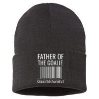 Goalie Dad Hockey Dad Hockey Goalie Sustainable Knit Beanie