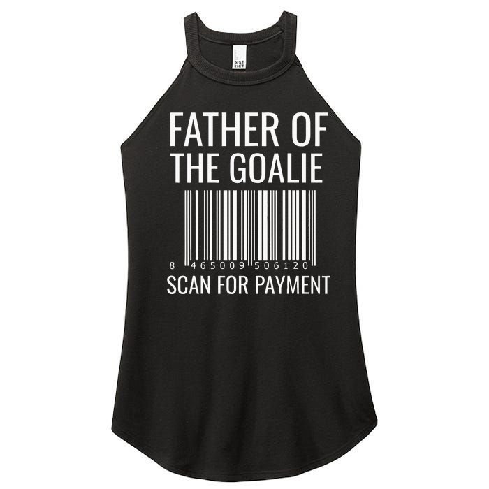 Goalie Dad Hockey Dad Hockey Goalie Women’s Perfect Tri Rocker Tank