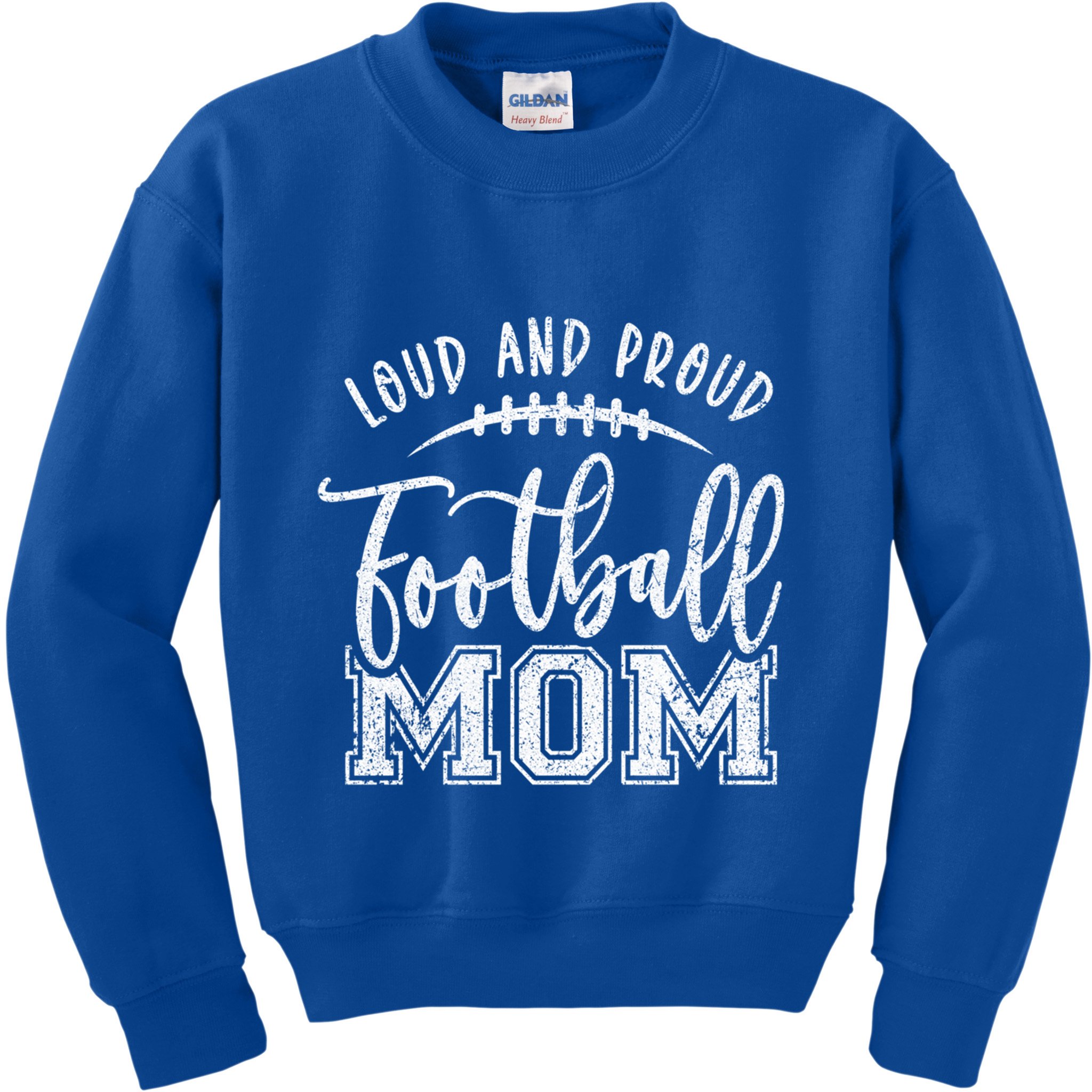 Game Day High School Football Loud And Proud Football Mom Gift Kids Sweatshirt