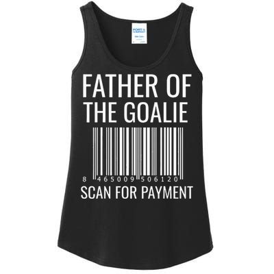 Goalie Dad Hockey Dad Hockey Goalie Ladies Essential Tank