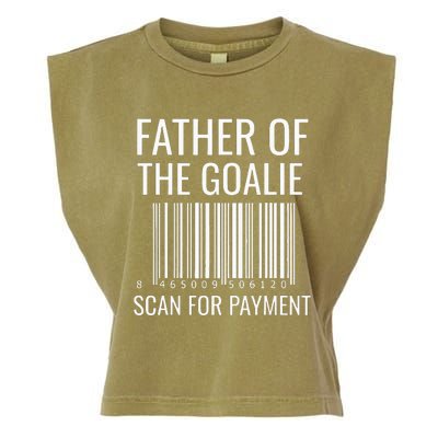 Goalie Dad Hockey Dad Hockey Goalie Garment-Dyed Women's Muscle Tee