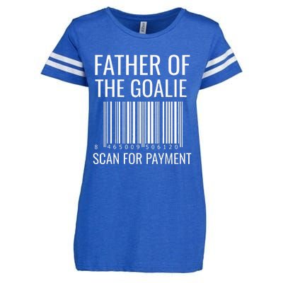 Goalie Dad Hockey Dad Hockey Goalie Enza Ladies Jersey Football T-Shirt