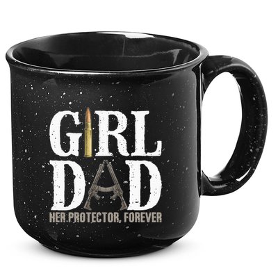 Girl Dad Her Protector Forever Funny Father Of 15oz Campfire Ceramic Mug