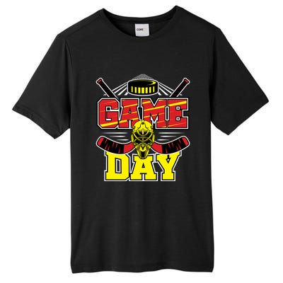 Game Day Hockey Season Supporter Ice Hockey Fans Gift Tall Fusion ChromaSoft Performance T-Shirt