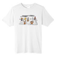 Ghost Dog Halloween Spooky Vibes Tall Fusion ChromaSoft Performance T-Shirt