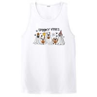 Ghost Dog Halloween Spooky Vibes PosiCharge Competitor Tank