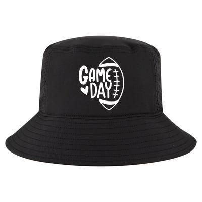 Game Day Heart Football Lover Cool Comfort Performance Bucket Hat