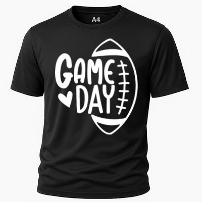 Game Day Heart Football Lover Performance Shirt