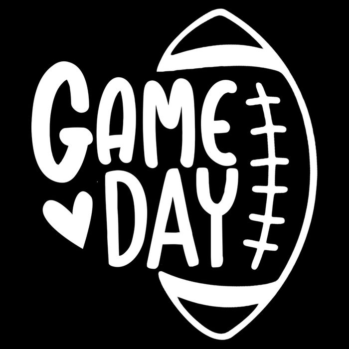 Game Day Heart Football Lover Cooling Performance Crew T-Shirt