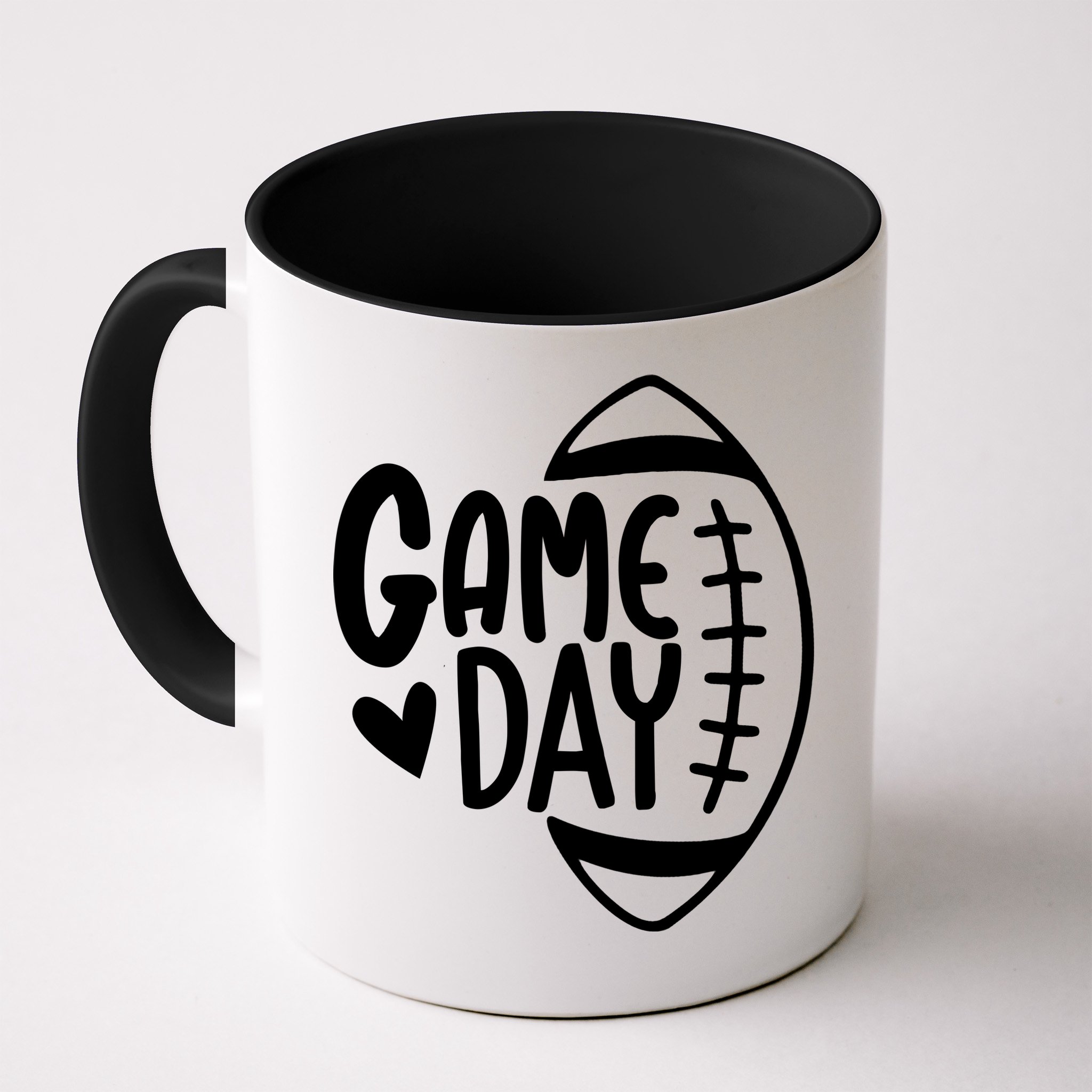 Game Day Heart Football Lover Mug