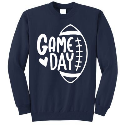 Game Day Heart Football Lover Tall Sweatshirt