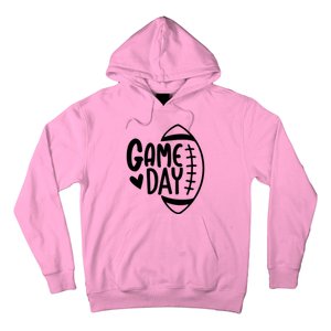 Game Day Heart Football Lover Hoodie