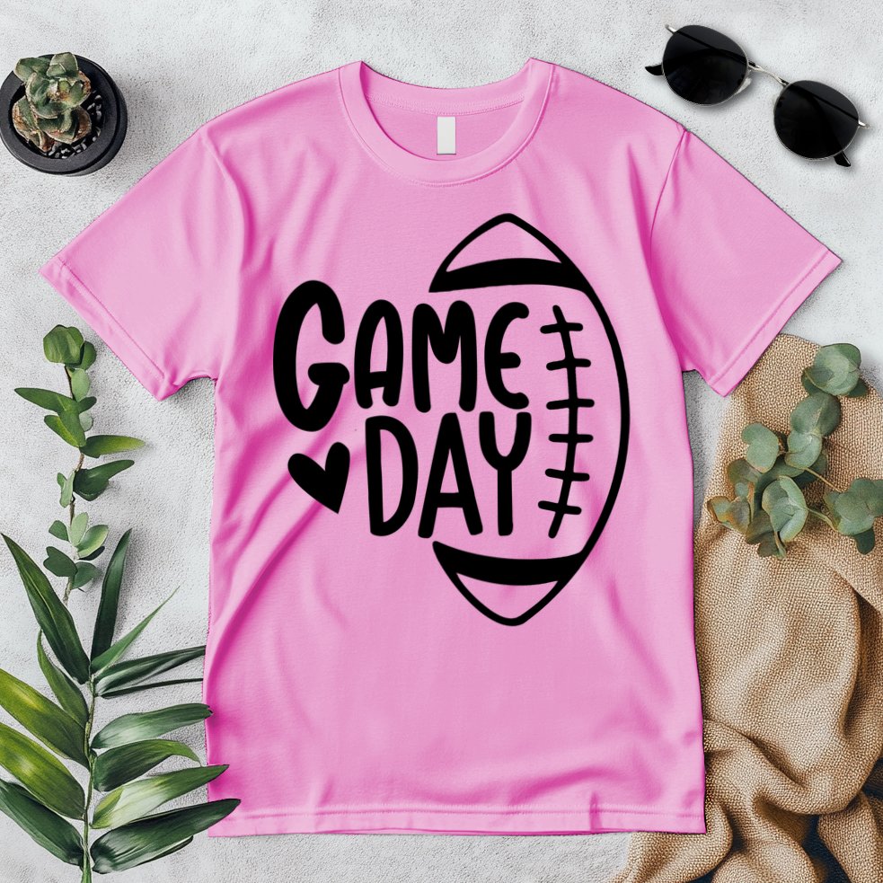 Game Day Heart Football Lover Premium T-Shirt