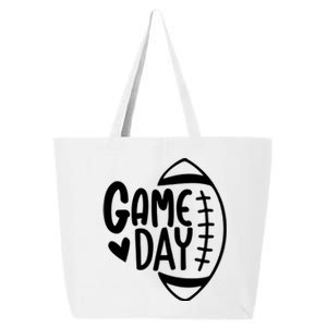 Game Day Heart Football Lover 25L Jumbo Tote