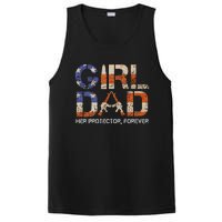 Girl Dad Her Protector Forever Funny Father Of Girls Fun Dad PosiCharge Competitor Tank