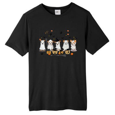 Ghost Dog Halloween Boo Ghost Lover Dog Owner Mom Dad Tall Fusion ChromaSoft Performance T-Shirt