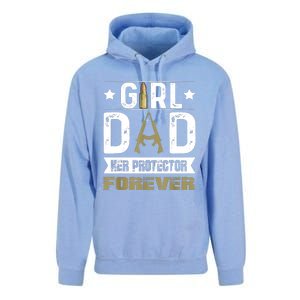 Girl Dad Her Protector Forever Father Day Unisex Surf Hoodie