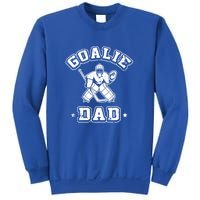 Goalie Dad Hockey Sports Father Ice Hockey Player Coach Fan Cool Gift Sweatshirt