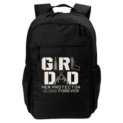 Girl Dad Her Protector Forever Funny Father Of Girl Gifts Backpack