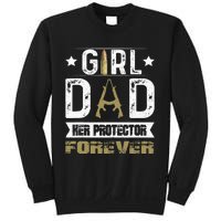 Girl Dad Her Protector Forever Father Day Sweatshirt