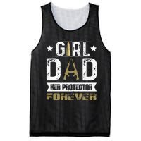 Girl Dad Her Protector Forever Father Day Mesh Reversible Basketball Jersey Tank