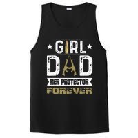 Girl Dad Her Protector Forever Father Day PosiCharge Competitor Tank