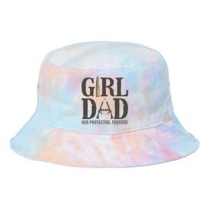 Girl Dad Her Protector Forever Proud Fathers Day Gift Tie Dye Newport Bucket Hat