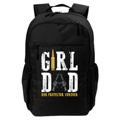 Girl Dad Her Protector Forever Funny Father Of Girl Backpack