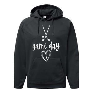 Game Day Hockey VNeck Performance Fleece Hoodie