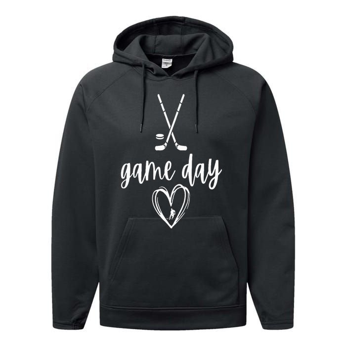 Game Day Hockey VNeck Performance Fleece Hoodie