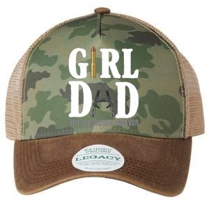 Girl Dad Her Protector Forever Gun Legacy Tie Dye Trucker Hat