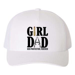 Girl Dad Her Protector Forever Gun Yupoong Adult 5-Panel Trucker Hat