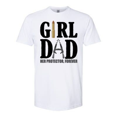 Girl Dad Her Protector Forever Gun Softstyle CVC T-Shirt