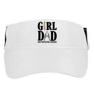 Girl Dad Her Protector Forever Gun Adult Drive Performance Visor