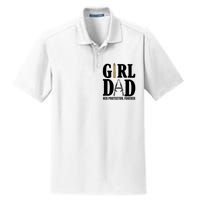 Girl Dad Her Protector Forever Gun Dry Zone Grid Polo