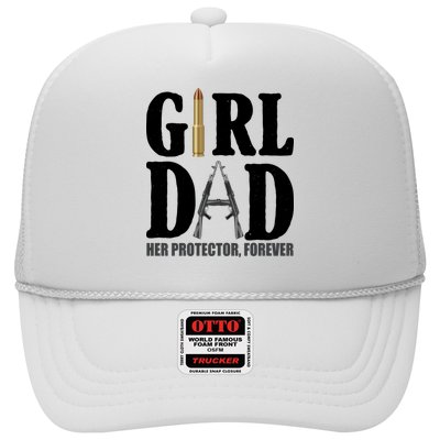 Girl Dad Her Protector Forever Gun Trucker Hat