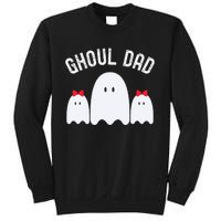 Ghoul Dad Halloween Daddy Ghost Father Of Two Ghost Sweatshirt