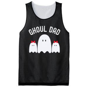 Ghoul Dad Halloween Daddy Ghost Father Of Two Ghost Mesh Reversible Basketball Jersey Tank