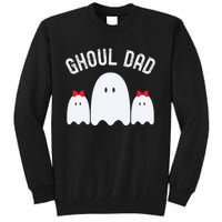 Ghoul Dad Halloween Daddy Ghost Father Of Two Ghost Tall Sweatshirt