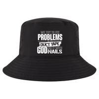 God Did It With Nails Christian Message Cool Comfort Performance Bucket Hat