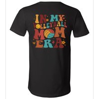 Game Day In My Volleyball Mom Era Back And Front Side V-Neck T-Shirt