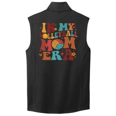 Game Day In My Volleyball Mom Era Back And Front Side Collective Smooth Fleece Vest