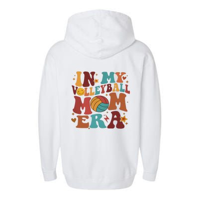 Game Day In My Volleyball Mom Era Back And Front Side Garment-Dyed Fleece Hoodie