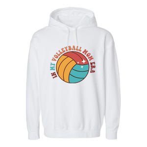 Game Day In My Volleyball Mom Era Back And Front Side Garment-Dyed Fleece Hoodie