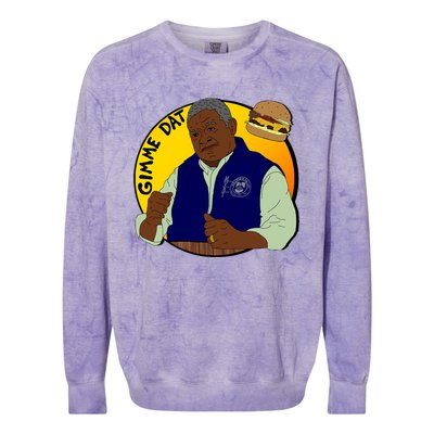 Gimme Dat I Think You Should Leave Colorblast Crewneck Sweatshirt